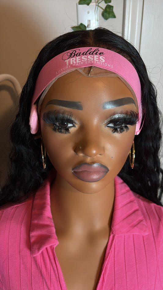 Baddie Lace Band (Pink)